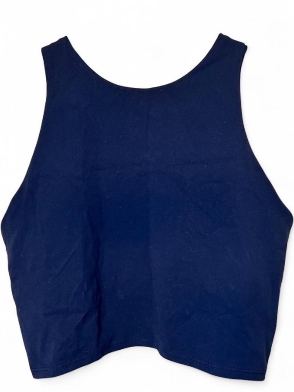Athleta Conscious Crop Bra Bundle - Size L - Navy & Grey - 2 Pack